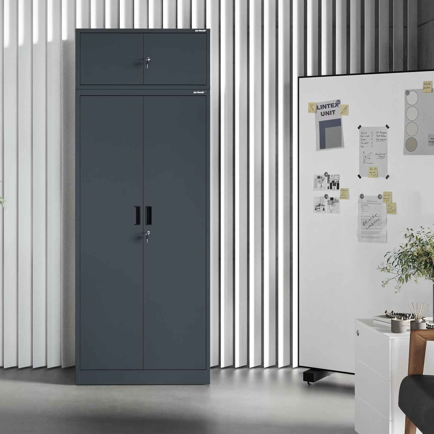 Skapis Ews Kompakts 80/38/40 cm antracīts - N1 Home