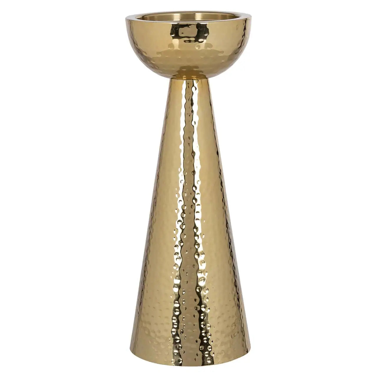 Svečturis Lizz gold small Richmond Interiors 33/12/12 cm zelts - N1 Home