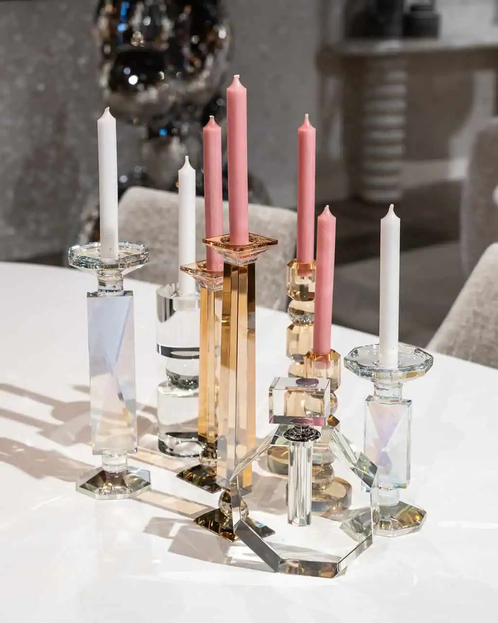 Dekoratīvs priekšmets Richmond Interiors Perfume bottle Crystal 21/15/6 cm kristāls - N1 Home