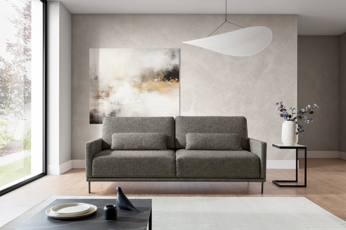 Dīvāns Melo 213/88/106 cm Corbett 28 - N1 Home