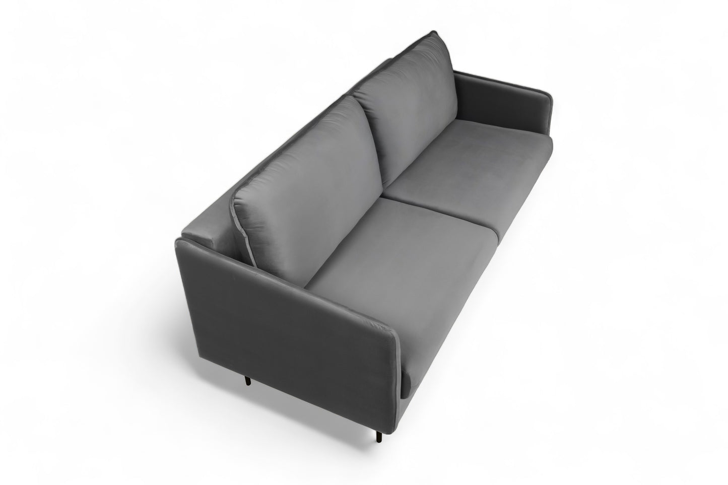 Dīvāns Tai 207/95/98 cm Velluto 18 /melnas kājas - N1 Home