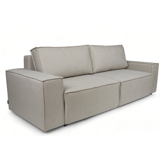 Dīvāns LION 245/77-90/95 cm gaiši pelēks - N1 Home