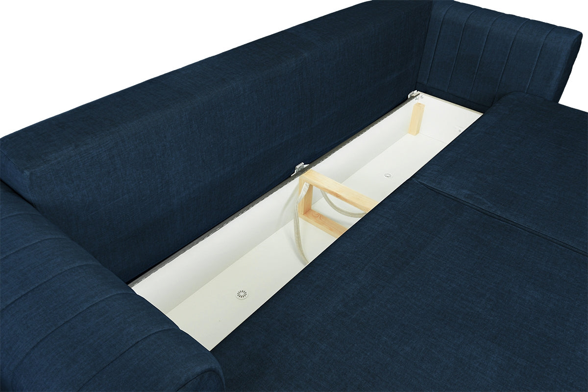 Dīvāns KOMO 250/73-90/100 cm tumši zils - N1 Home