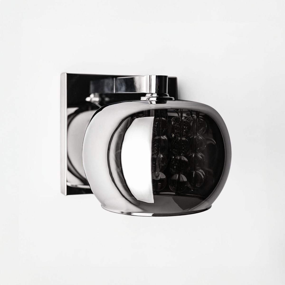 Sienas lampa Kristāla 12/13/16 cm hroms