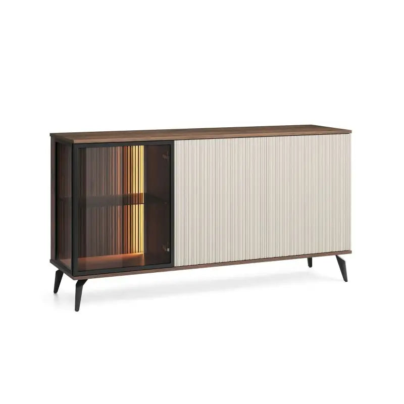 Kumode Vic 154/39/80 cm kašmirs/rieksts - N1 Home