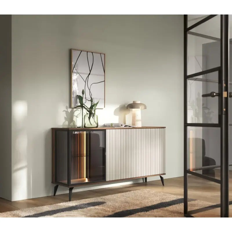 Kumode Vic 154/39/80 cm kašmirs/rieksts - N1 Home