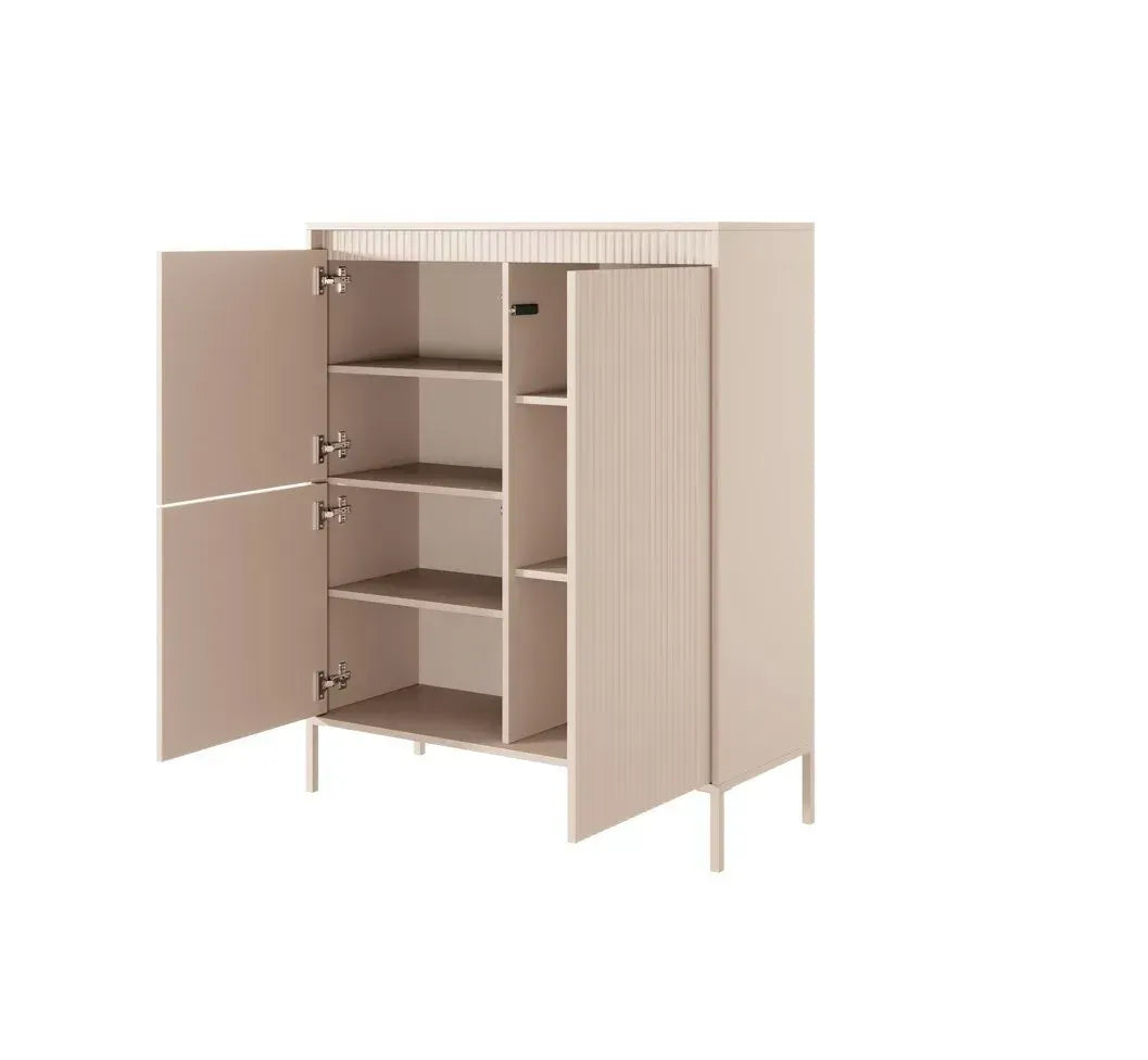 Kumode Sensi 103/123/39 cm bēšs - N1 Home