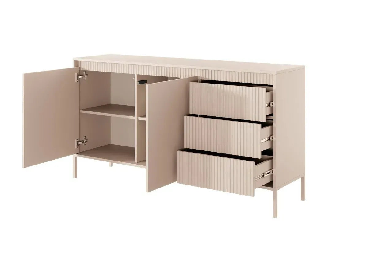 Kumode Sensi 153/81/39 cm bēšs - N1 Home