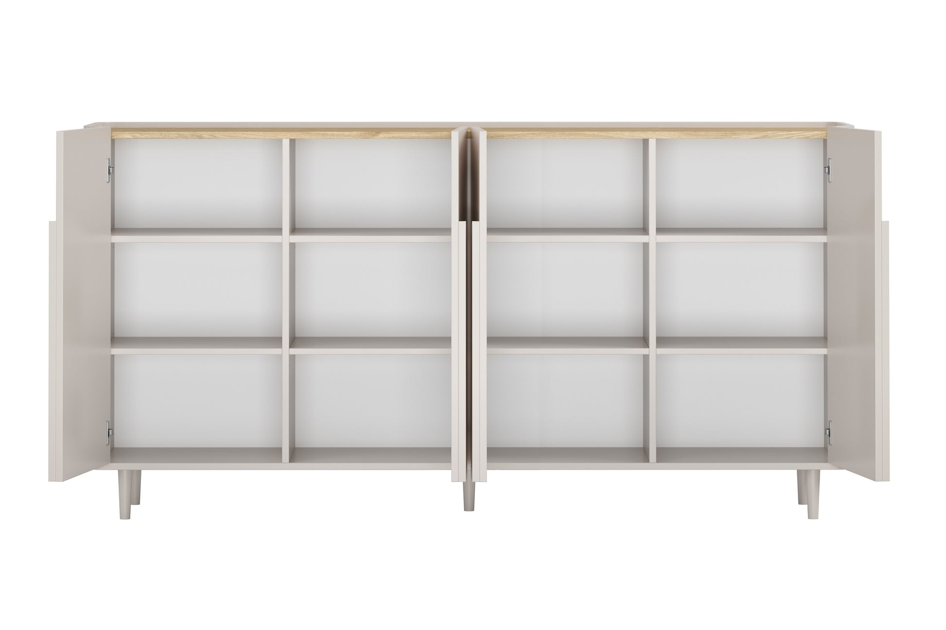 Kumode Amil 200/102/48 cm Kašmirs / Eļļots ozols - N1 Home