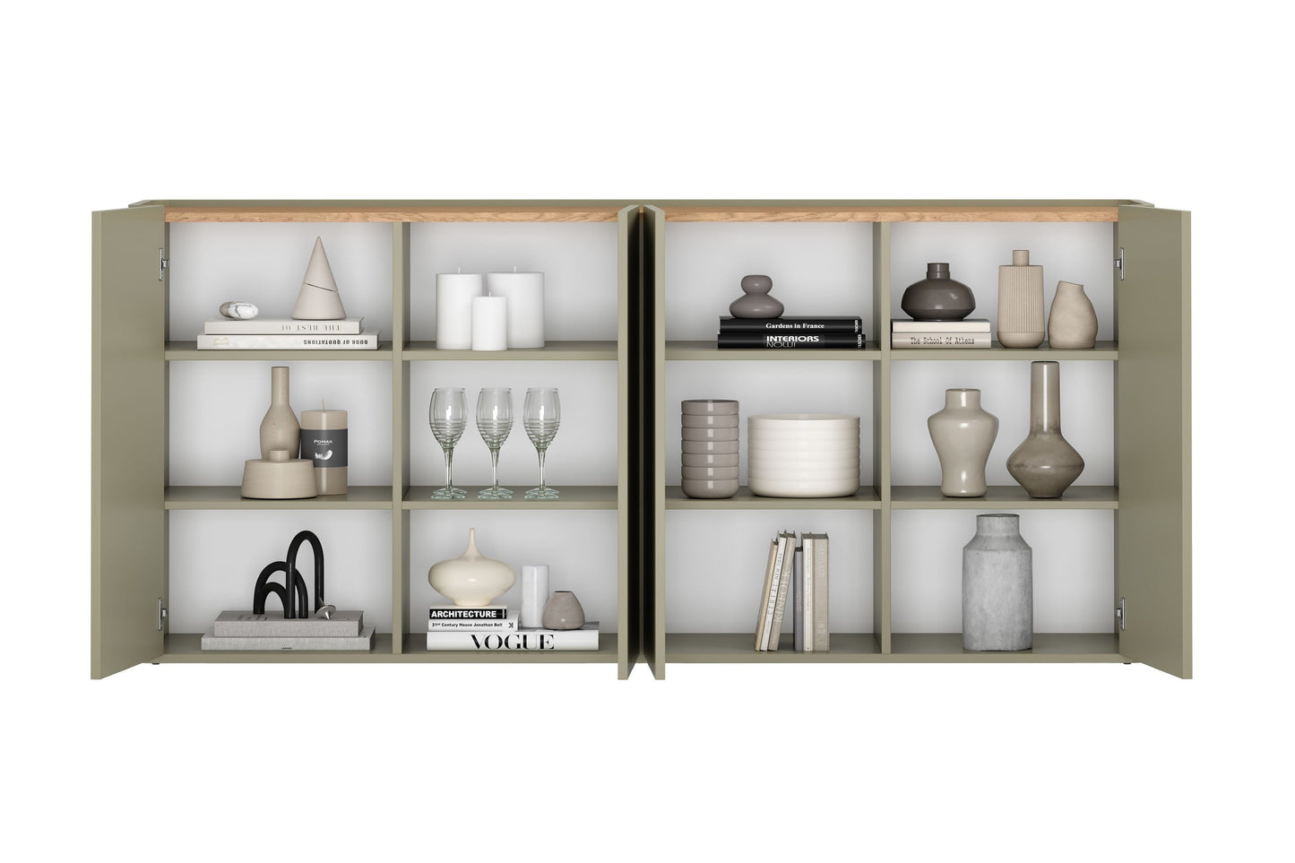 Kumode Elva 200/89.5/48 cm Eikalipts / Baltijas kāpu ozols - N1 Home