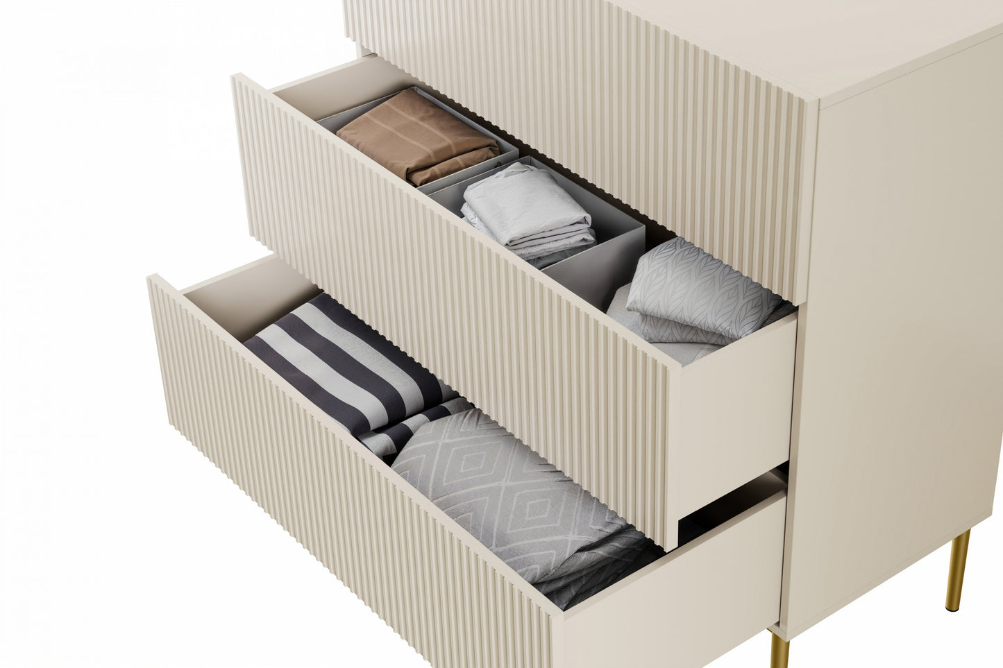 Kumode Austin 100/105/45 cm kašmirs/zelts - N1 Home