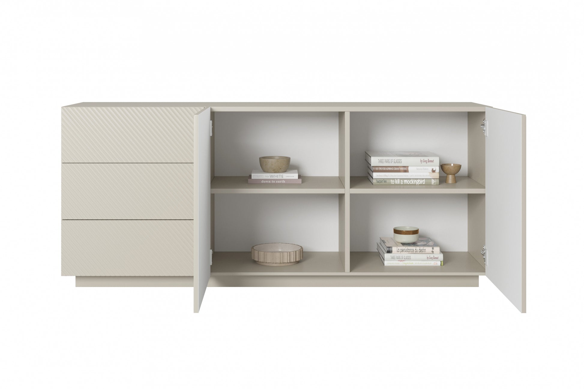 OSLO kumode bez kājas 167/71/43 cm kašmirs - N1 Home