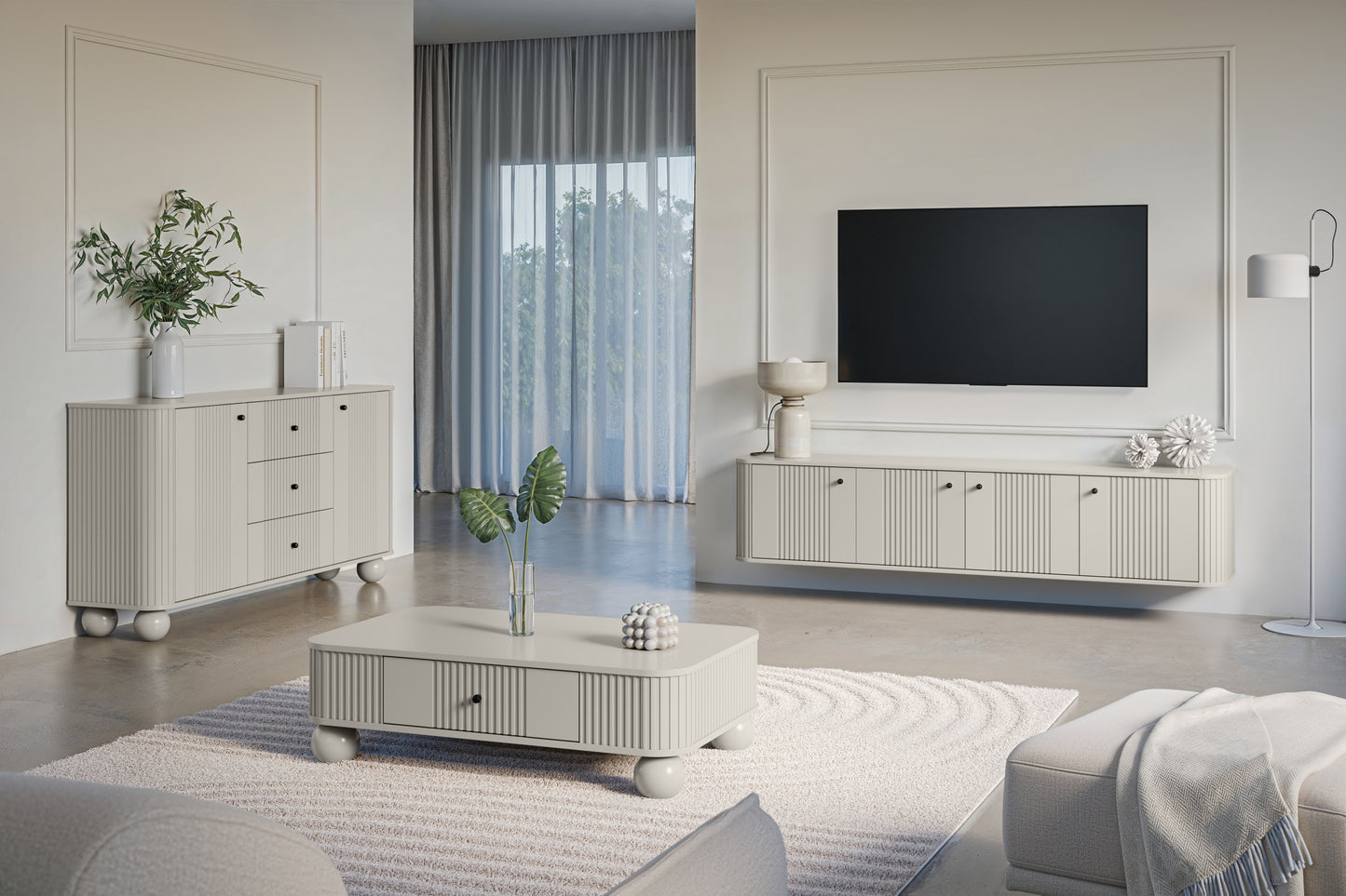 Kumode Vespa 160/82/38 cm kašmirs/melns - N1 Home