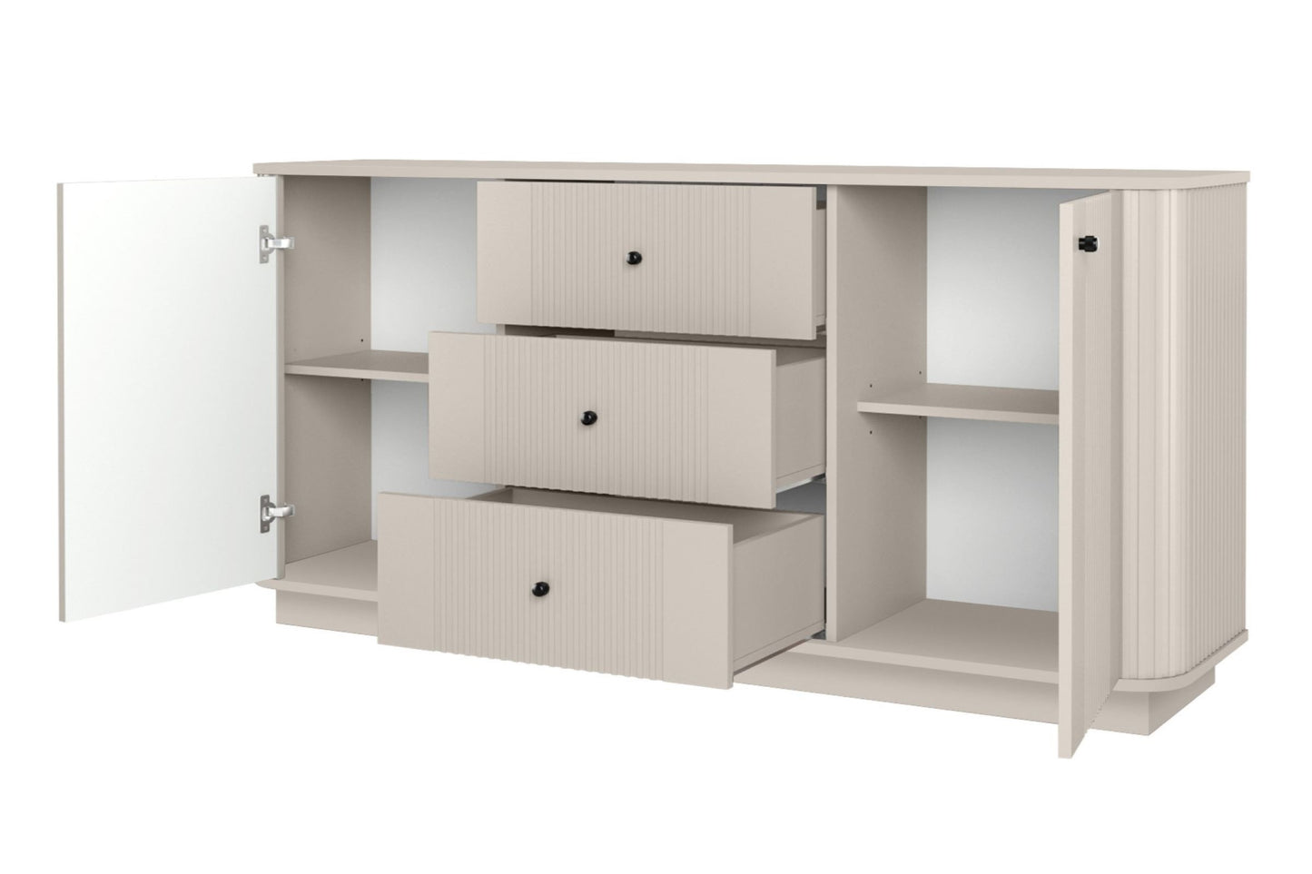 Kumode Vespa 160/77/38/ cm kašmirs/melns - N1 Home