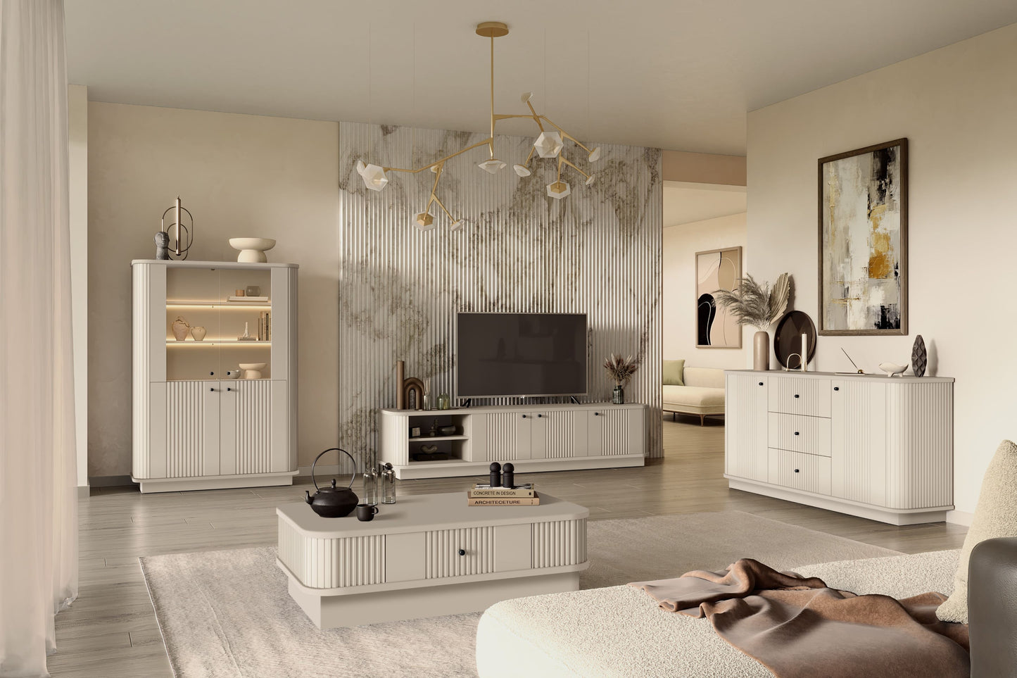 Kumode Vespa 160/77/38/ cm kašmirs/melns - N1 Home