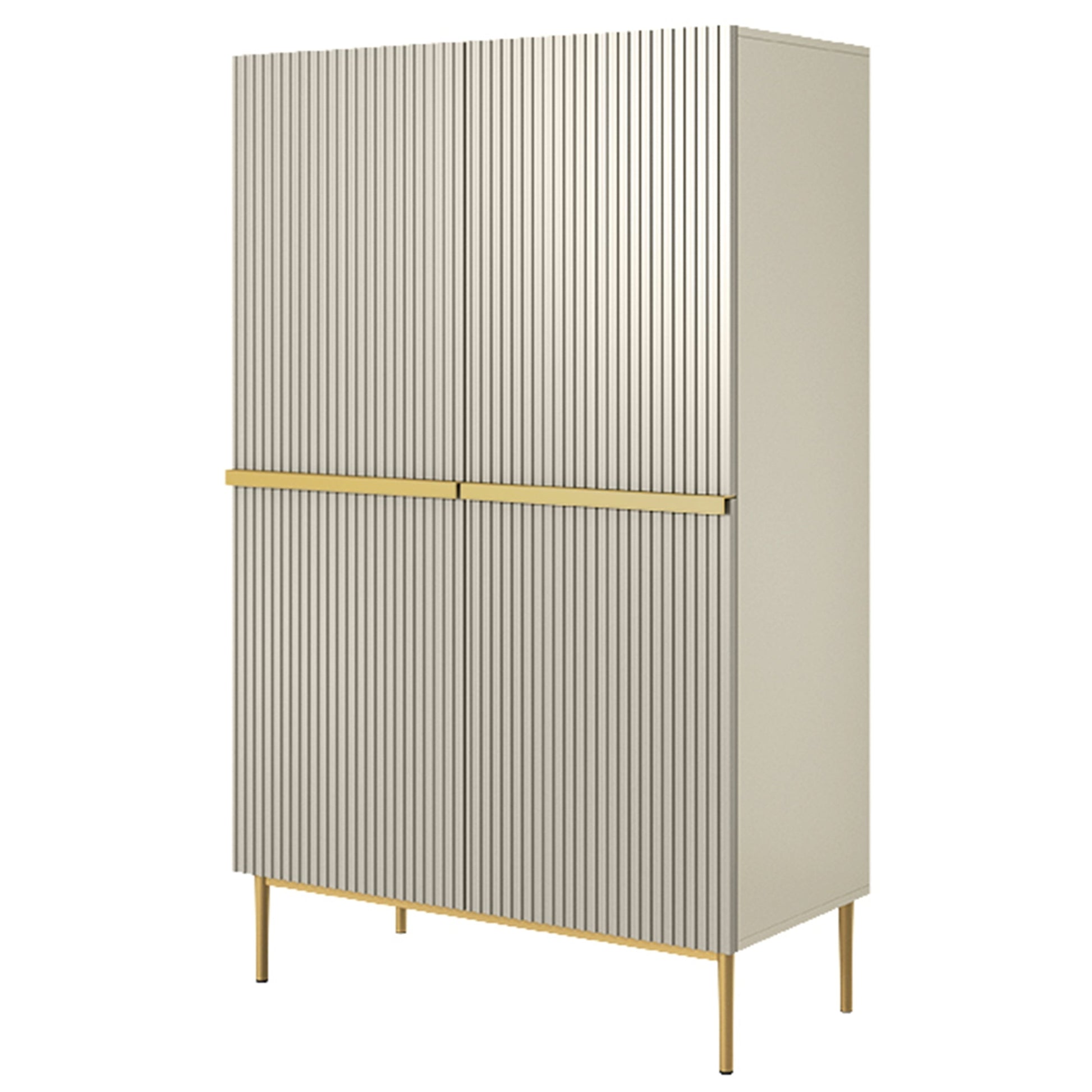 Kumode Austin 100/160/45 cm kašmirs/zelts - N1 Home