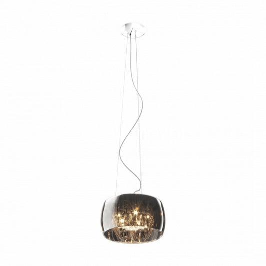 Piekaramā lampa Kristāla 145/50 cm hroms