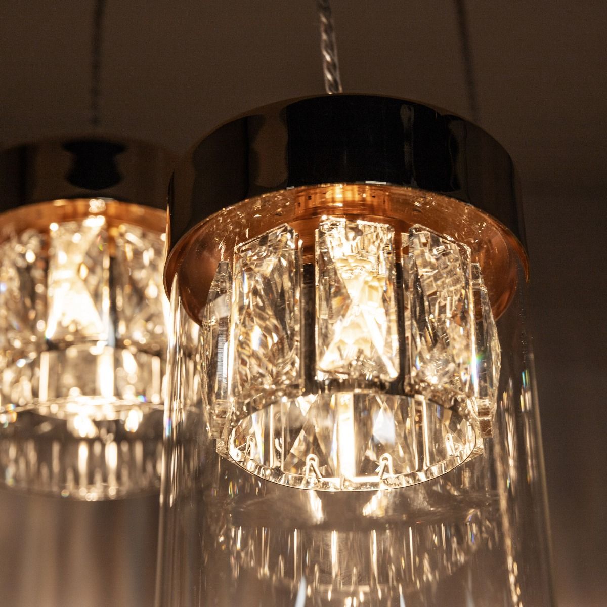 Piekaramā lampa Gemma 81/31 cm zelts