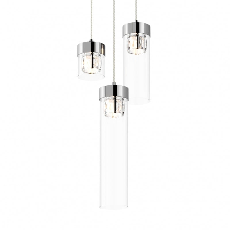 Piekaramā lampa Gemma 81/31 cm hroms