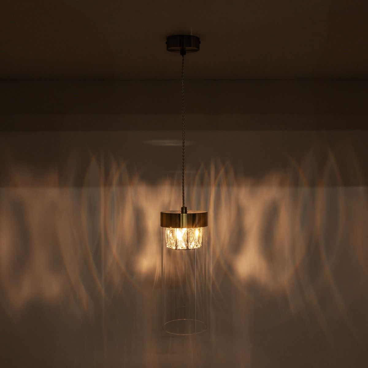 Piekaramā lampa Gemma 43/11 cm antīka bronza