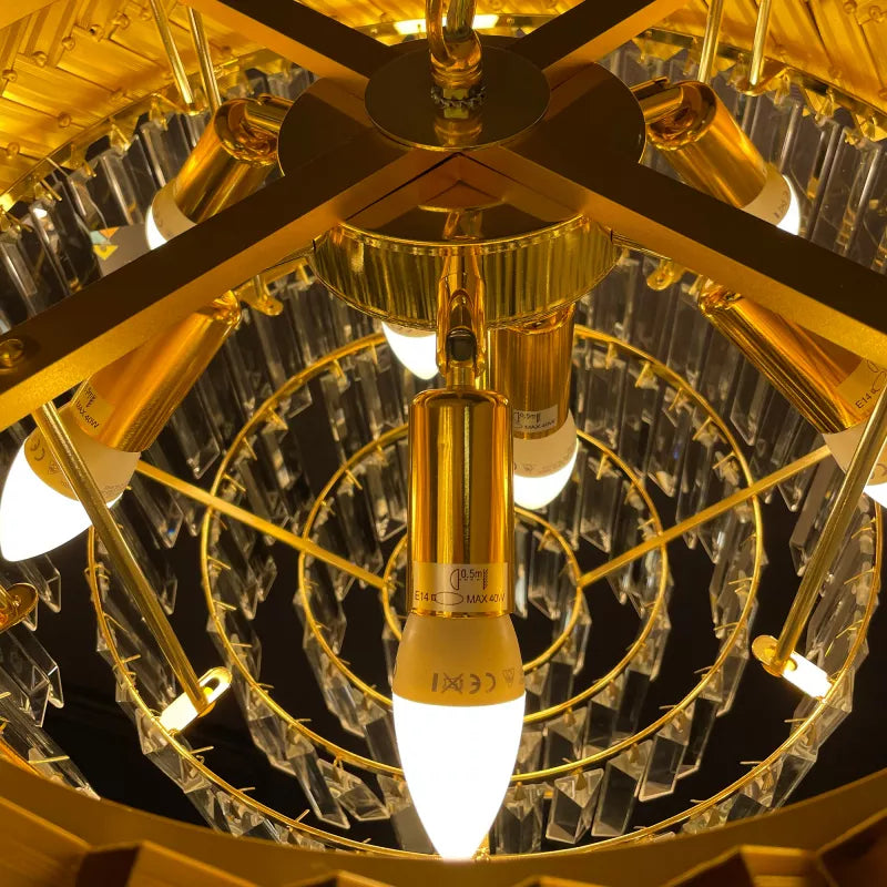 Piekaramā lampa Lija 100/50/50 cm zelts