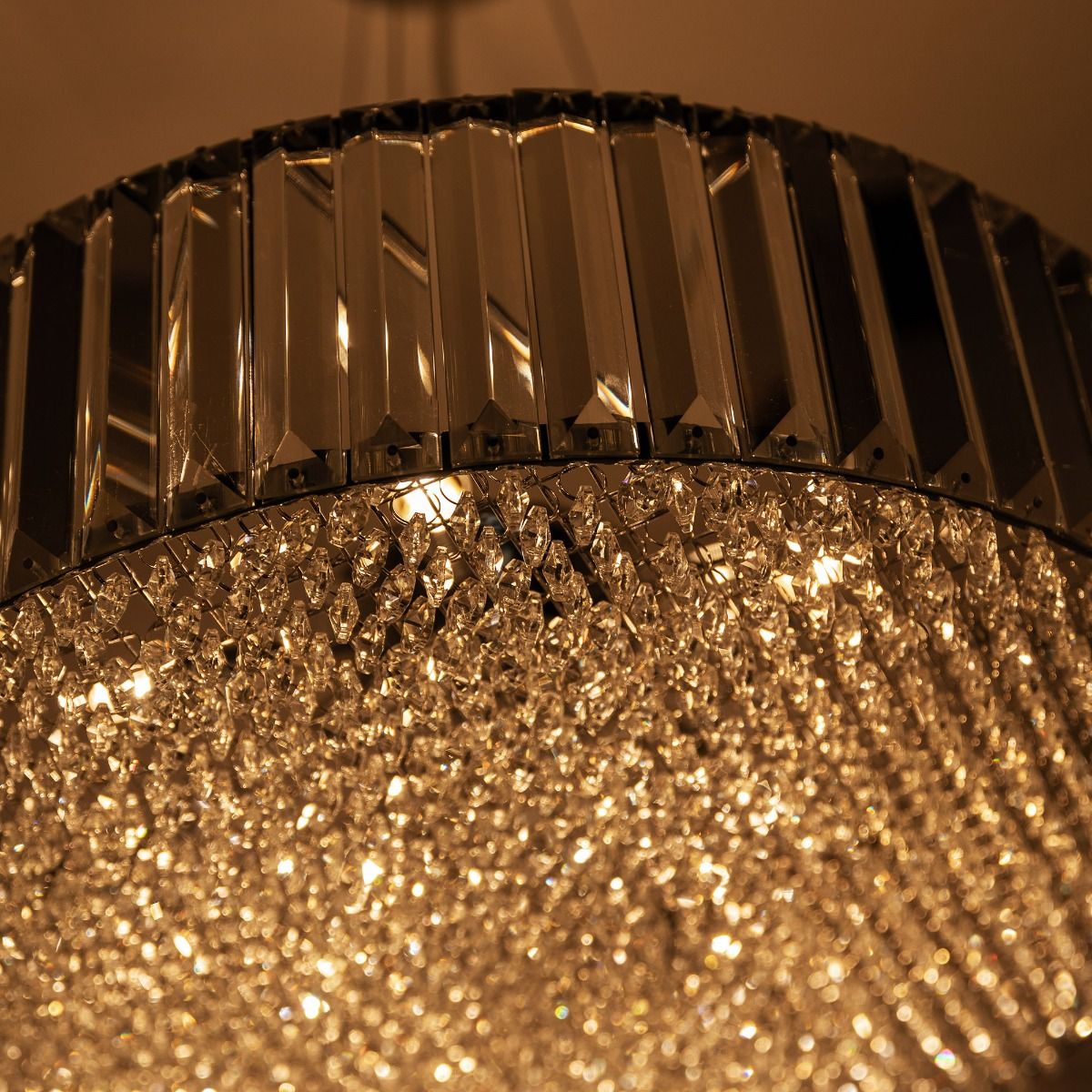 Piekaramā lampa Baron 139/46/46 cm hroms