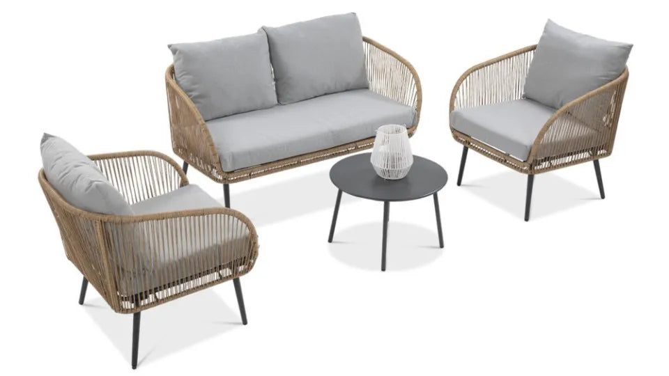 Dārza komplekts Fory Kaf ohra/melns - N1 Home