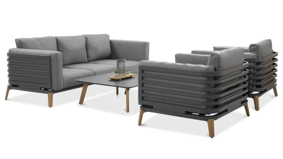 Atpūtas komplekts Radi Smols pelēks - N1 Home