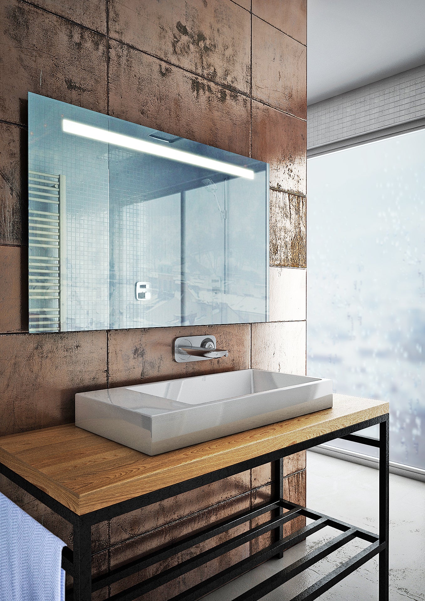 Spogulis Fona 100/65 cm; 120/65 cm