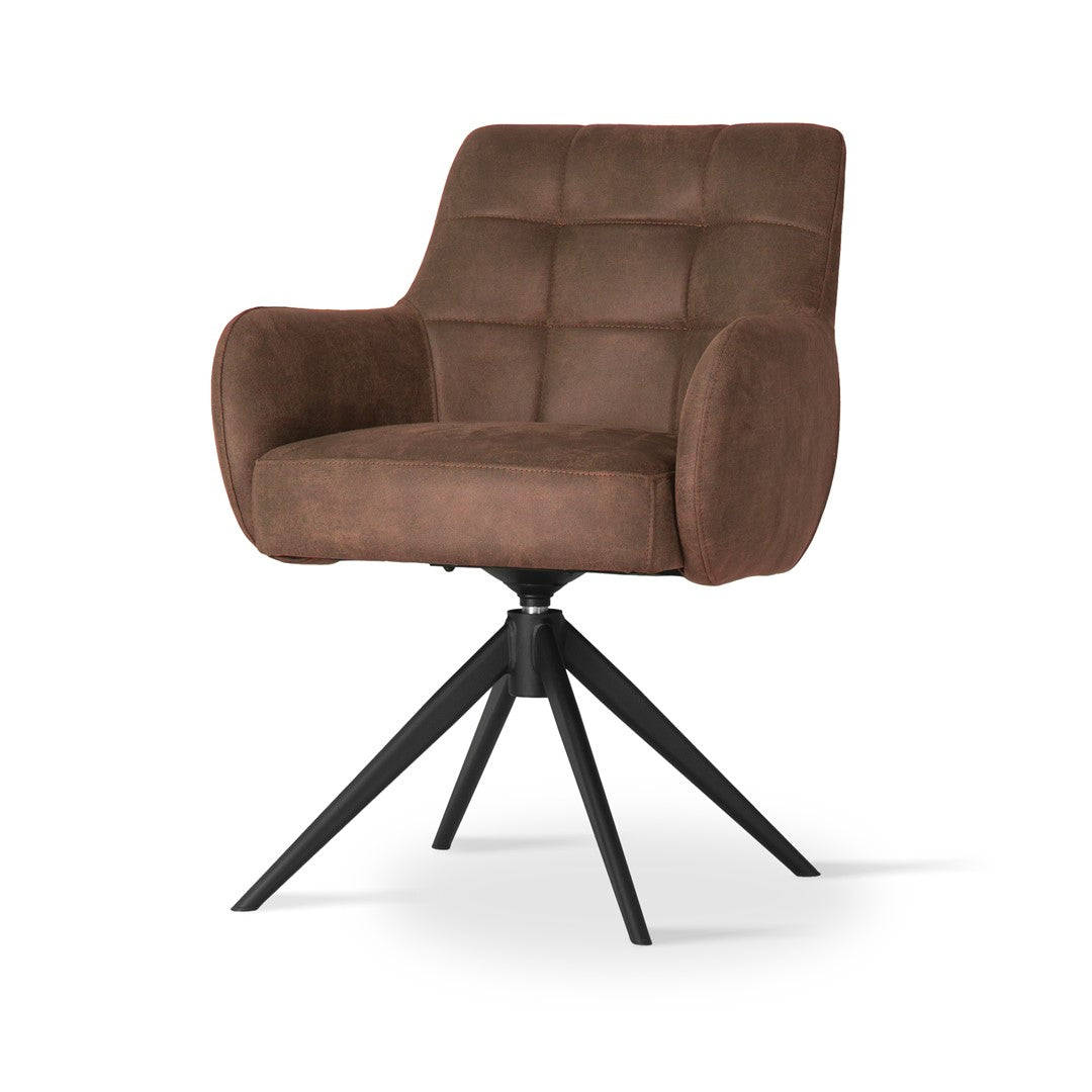 Krēsls Mate 62/58/83 cm brūns - N1 Home