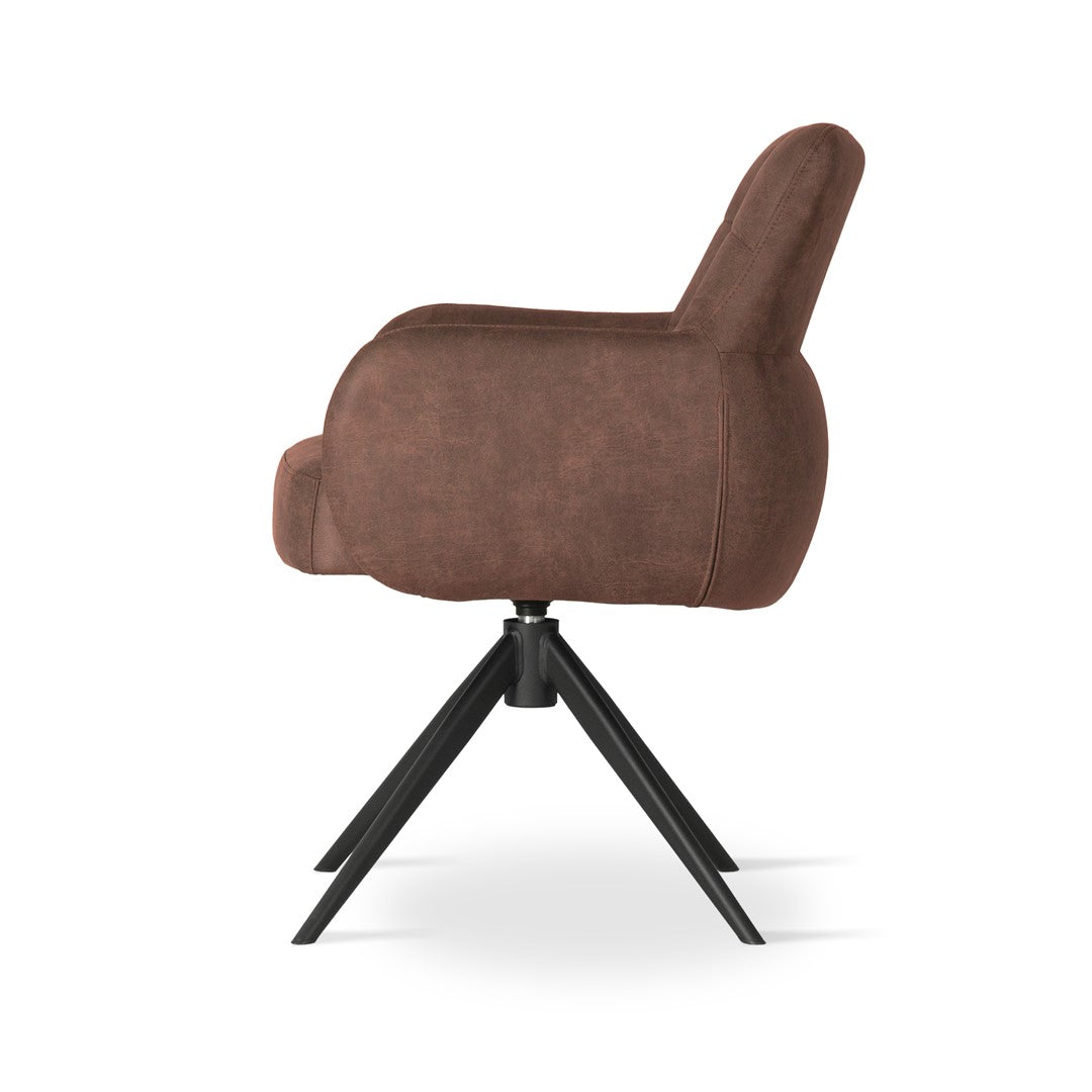 Krēsls Mate 62/58/83 cm brūns - N1 Home