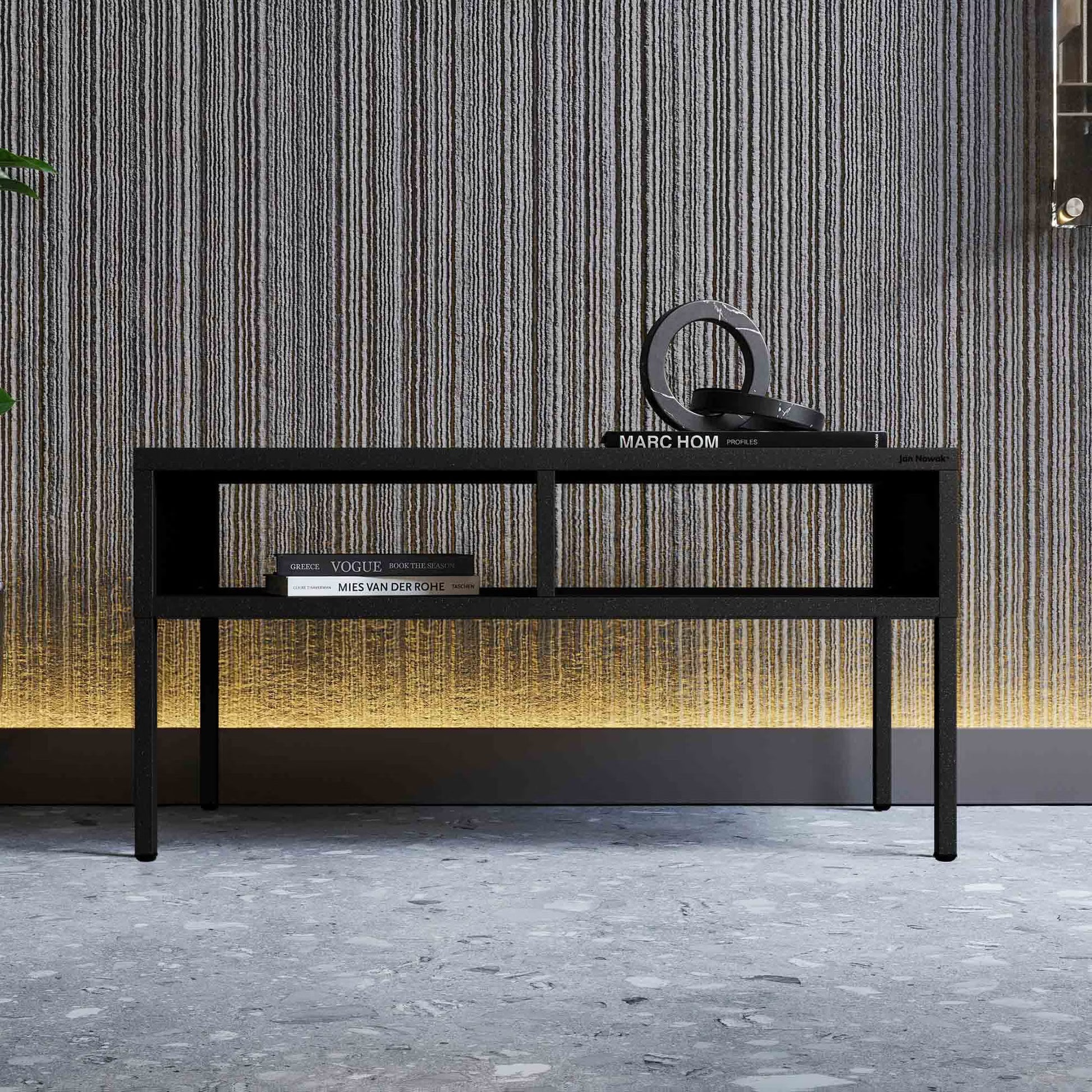 Kafijas galds Matti 90/45/45 cm melns - N1 Home