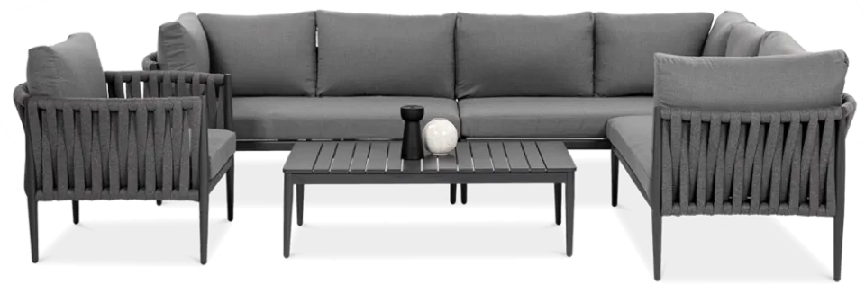 Dārza komplekts Mona tumši pelēks - N1 Home