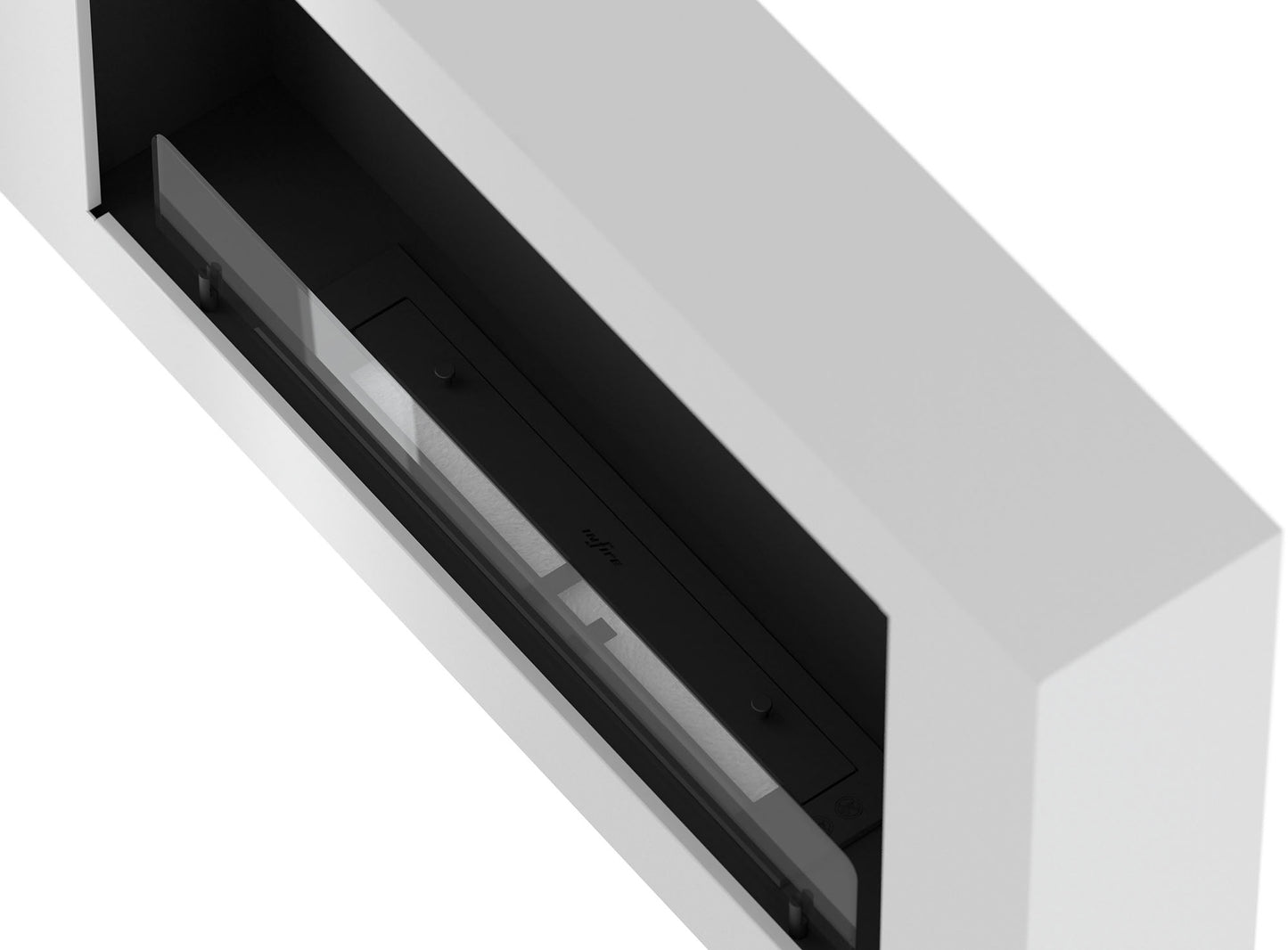 Biokamīns Mura 80/56/16;100/56/16/120/56/16 cm balts - N1 Home