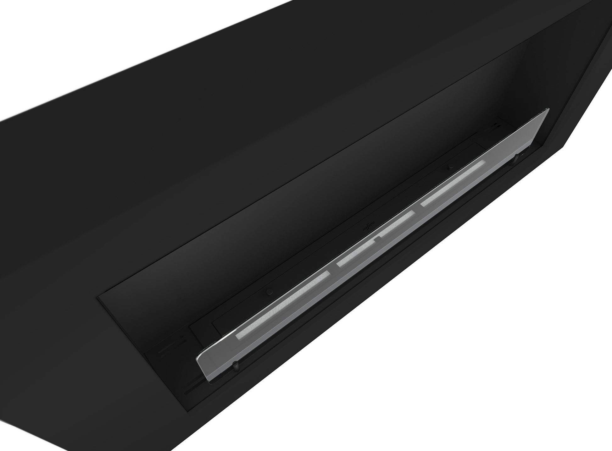 Biokamīns Mura 80/56/16;100/56/16/120/56/16 cm melns - N1 Home