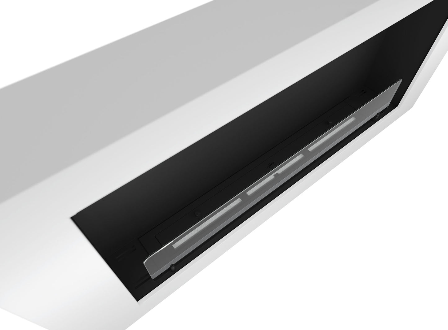 Biokamīns Mura 80/56/16;100/56/16/120/56/16 cm balts - N1 Home