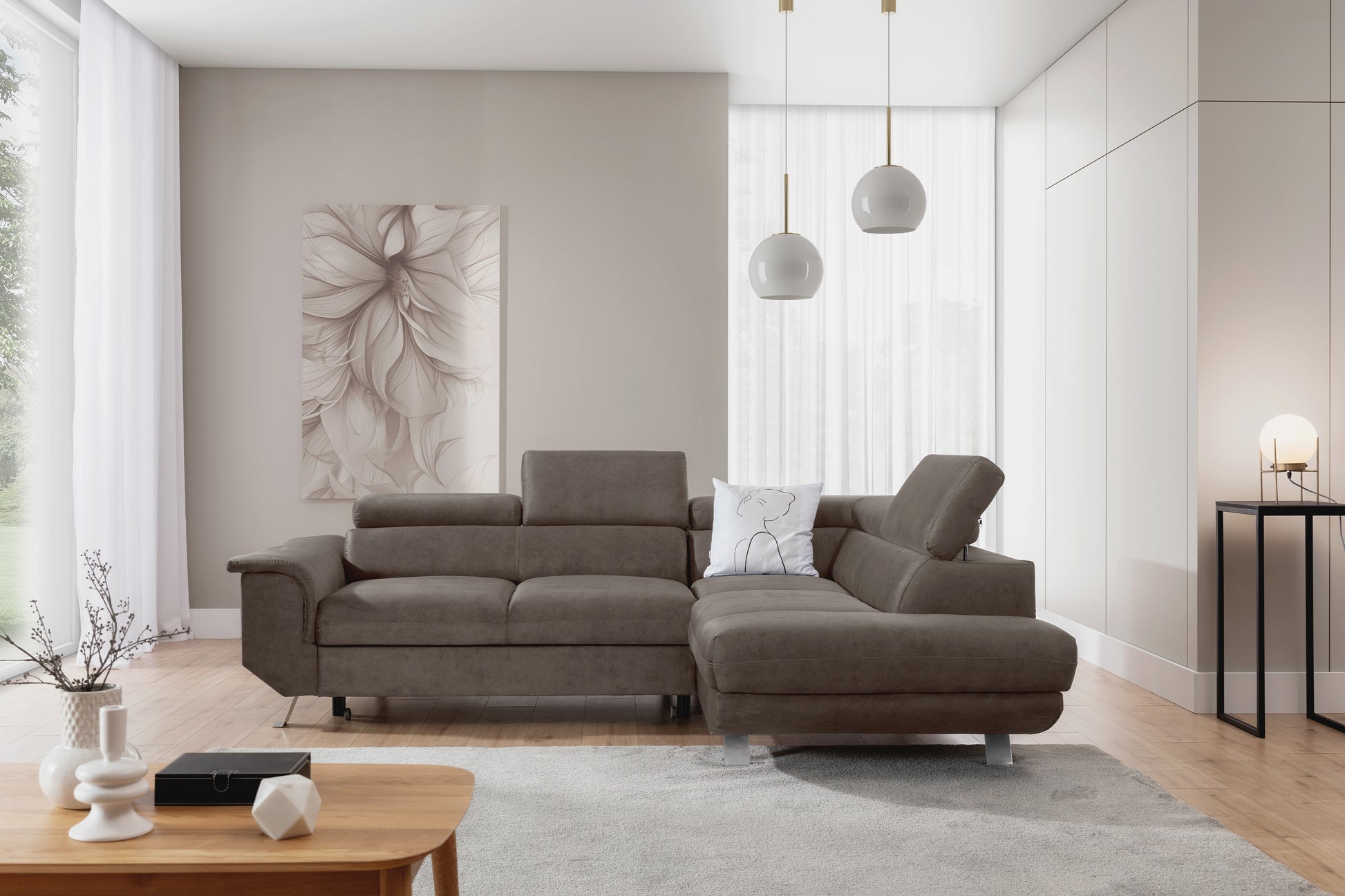 Dīvāns Zali 280/110/205 cm Castel 20 - N1 Home