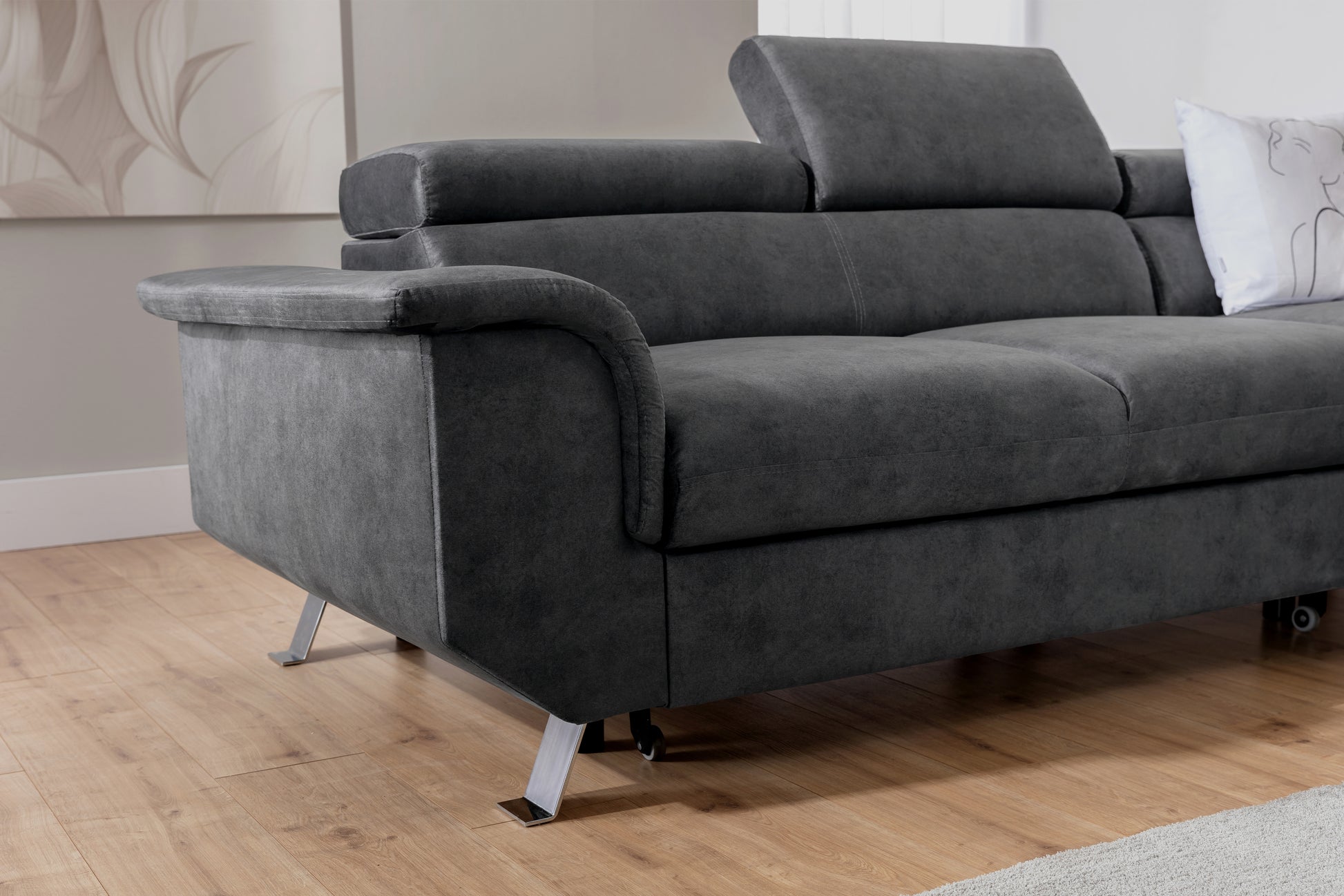 Dīvāns Zali 280/110/205 cm Castel 93 - N1 Home