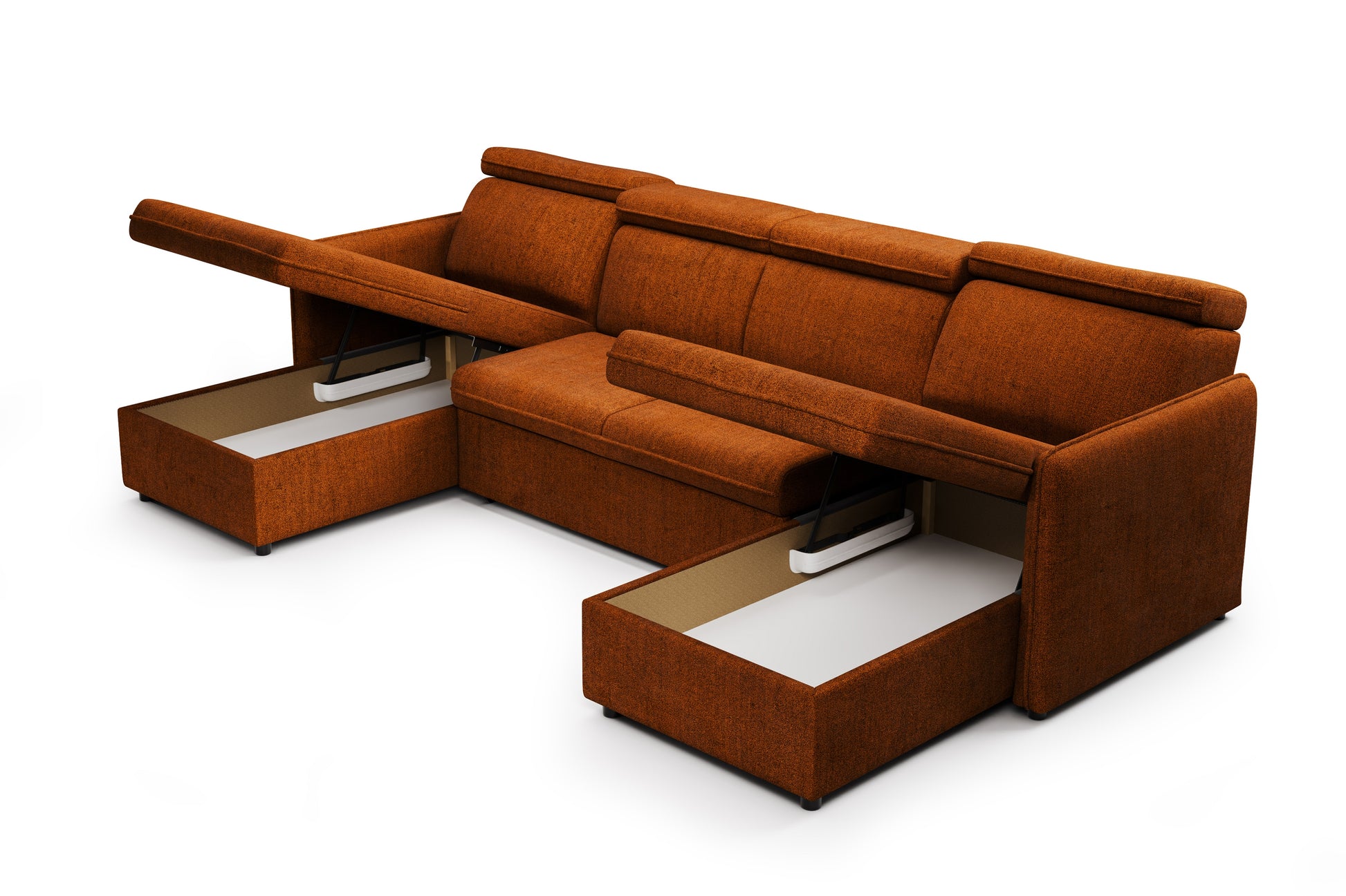 Dīvāns Barce 280/94/165 cm terrakots - N1 Home