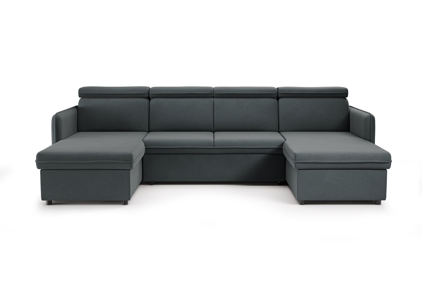 Dīvāns Barce 280/94/165 cm tumši pelēks - N1 Home