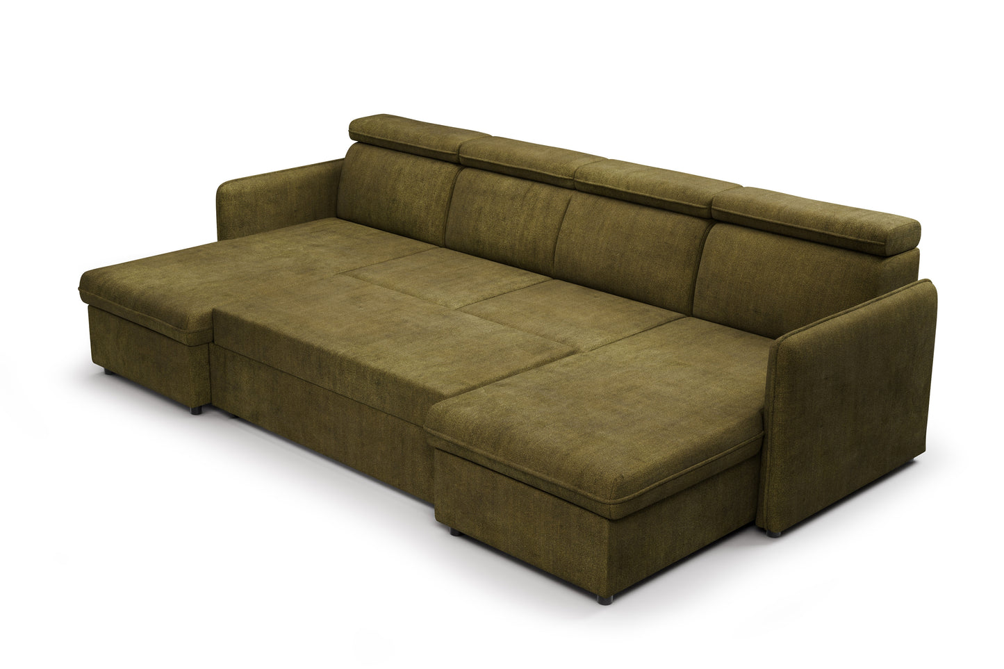 Dīvāns Barce 280/94/165 cm tumši zaļš - N1 Home