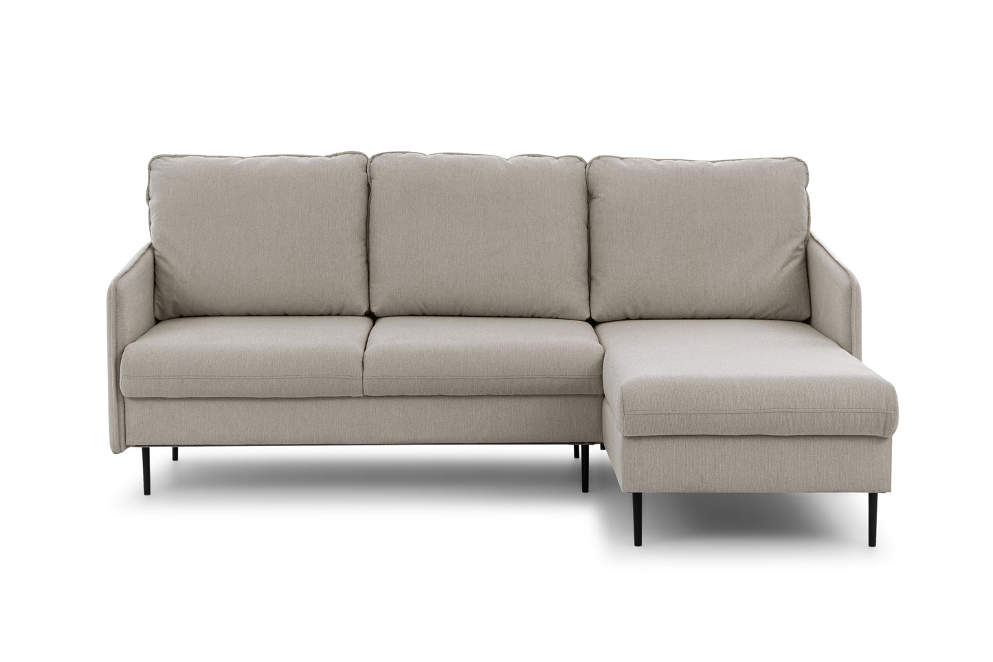 Dīvāns Tai 222/95/161 cm Loft 02/melnas kājas - N1 Home