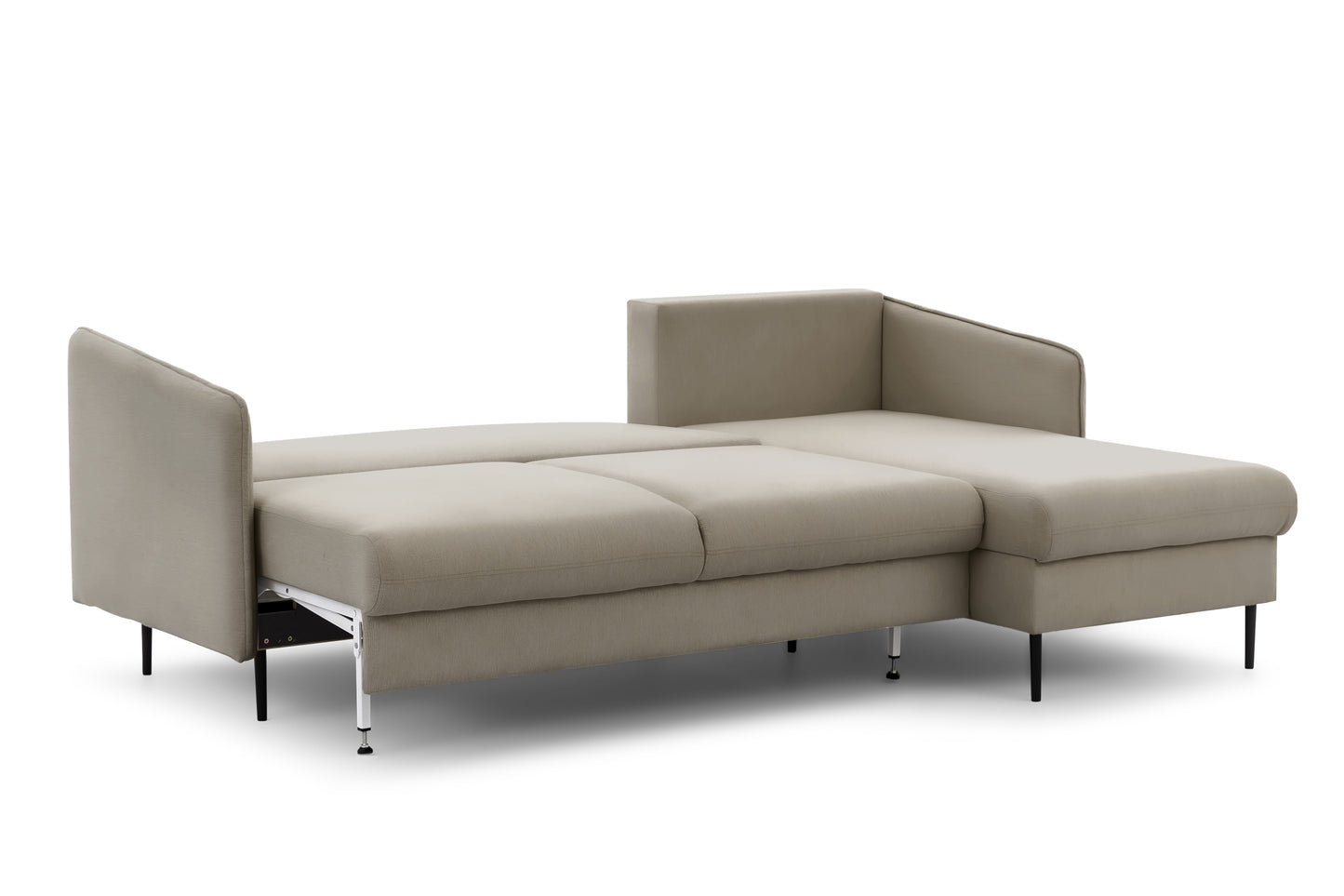 Dīvāns Tai 222/95/161 cm Velluto 3/melnas kājas - N1 Home