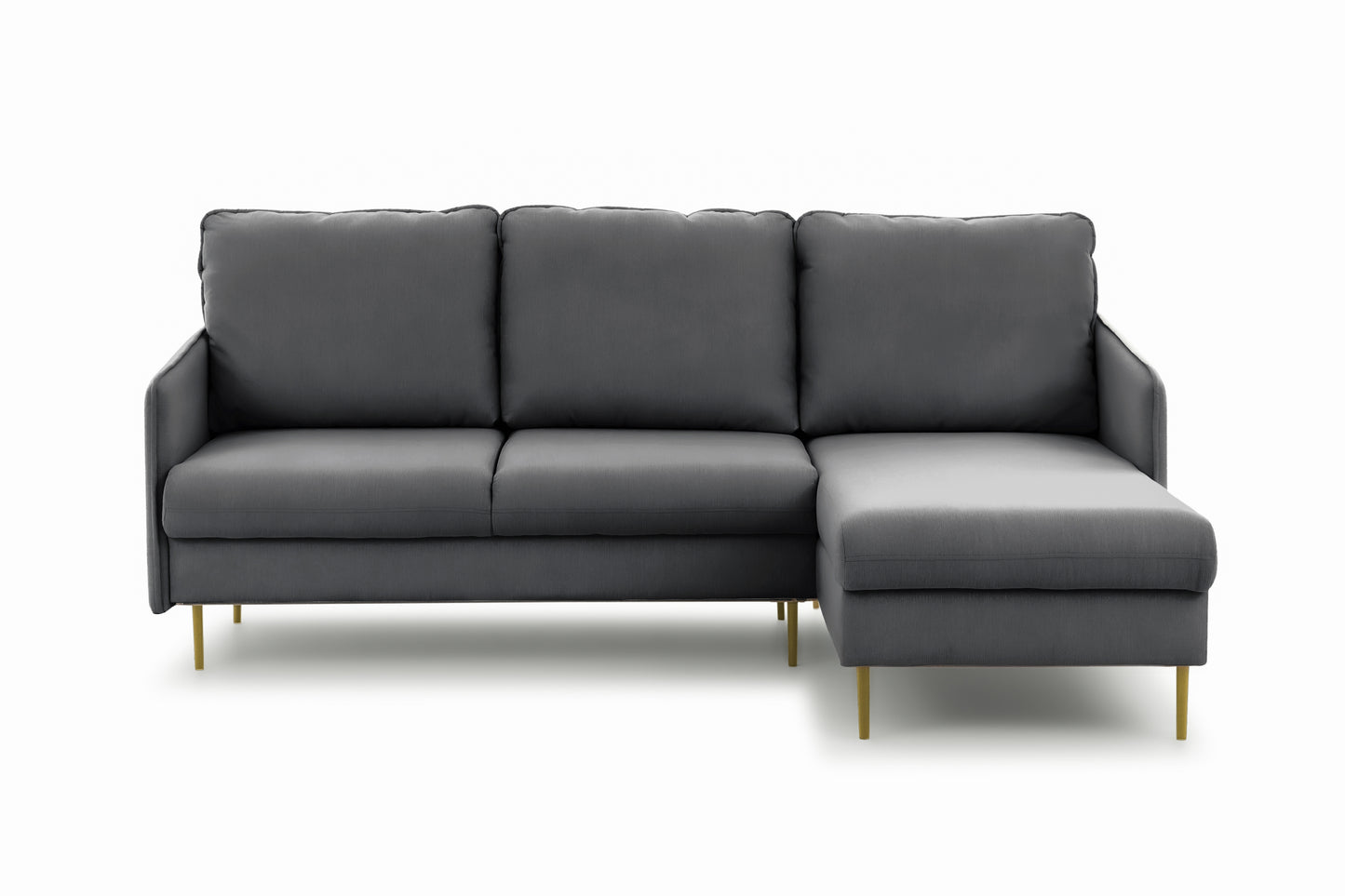 Dīvāns Tai 222/95/161 cm Velluto 18/zelts kājas - N1 Home