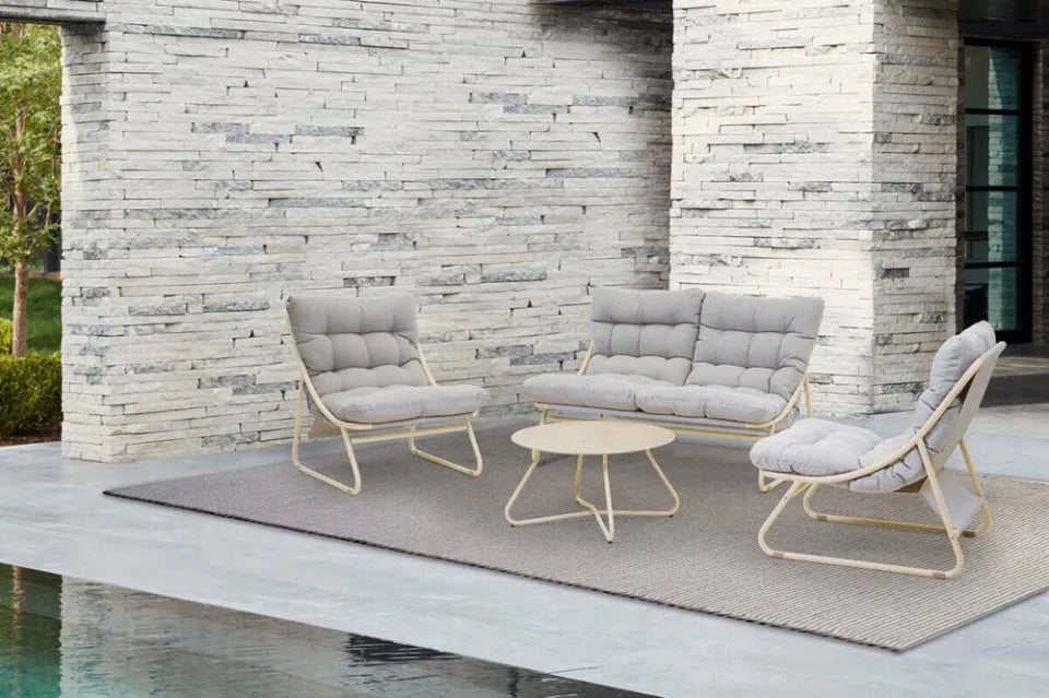 Dārza komplekts Visa bēšs/pelēks - N1 Home