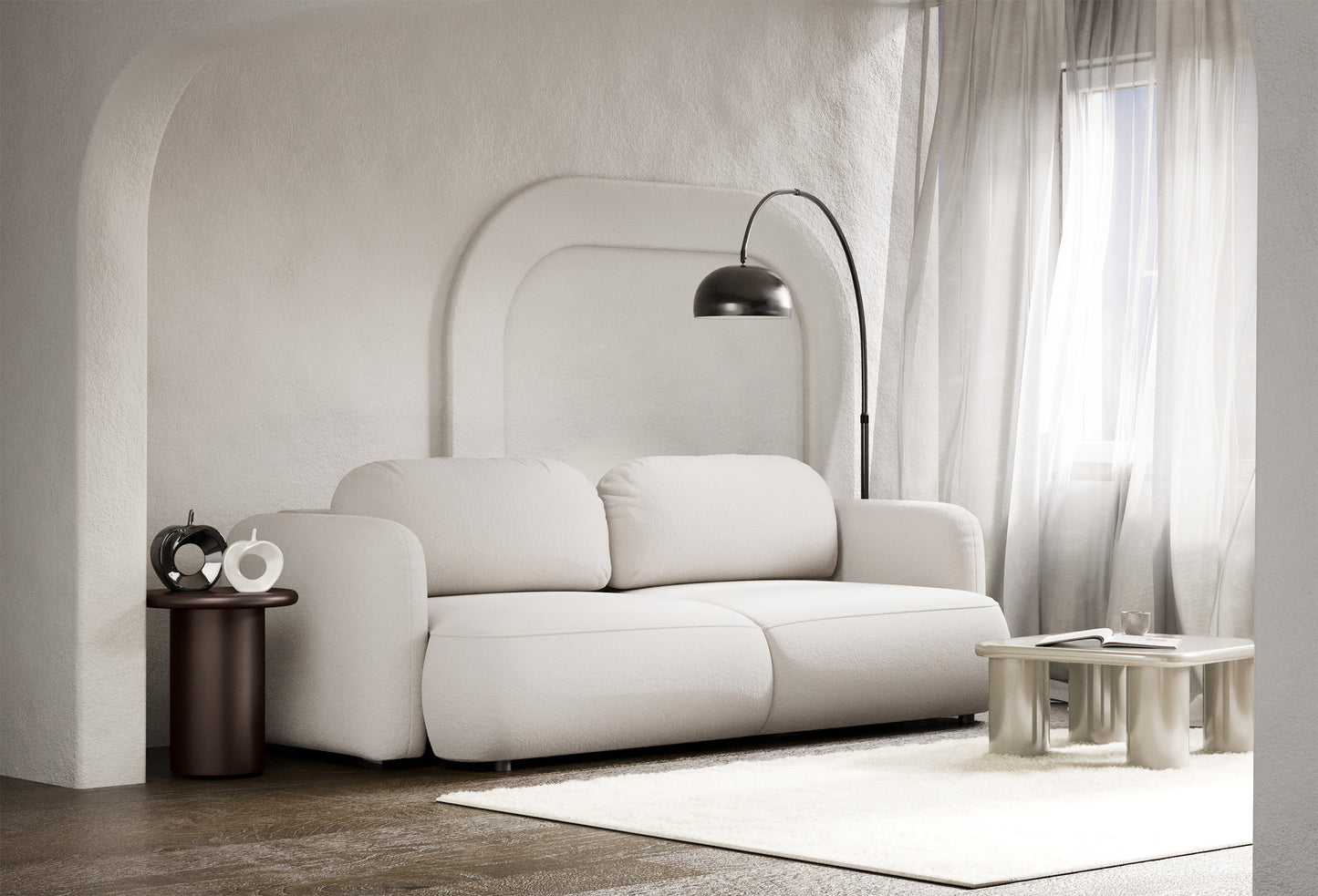 Dīvāns Tvors 82/253/110 cm Flow 08 - N1 Home