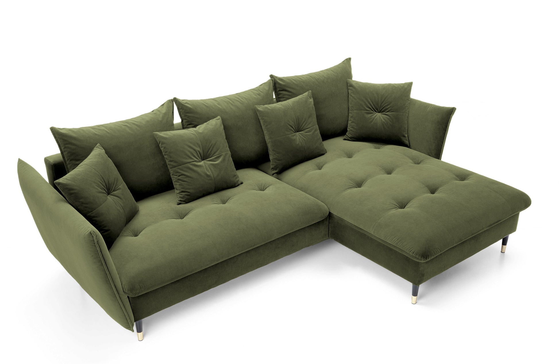 Dīvāns Bazlam 91/258/167 cm Matt Velvet 38 - N1 Home