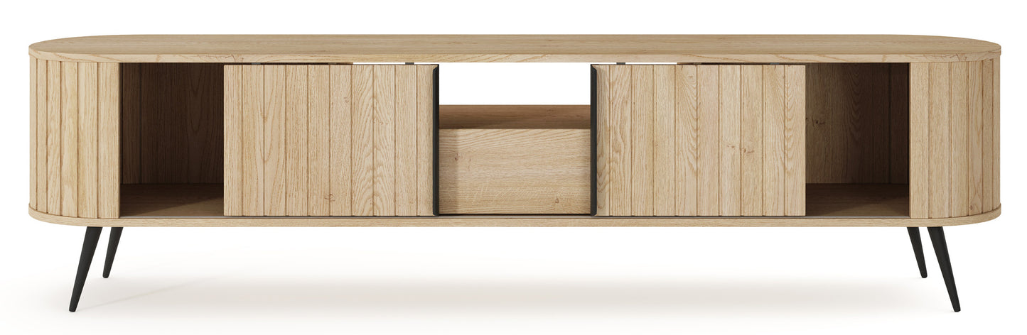 TV skapis Lavas 51/196/40 cm Kremonas ozols