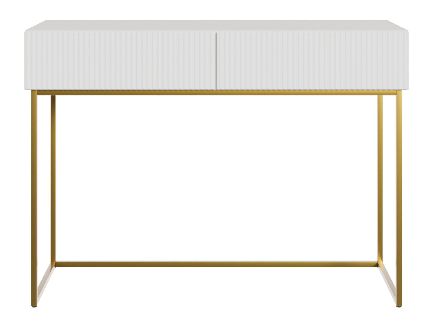 Konsole Velda 110/79/40 cm balts/zelts