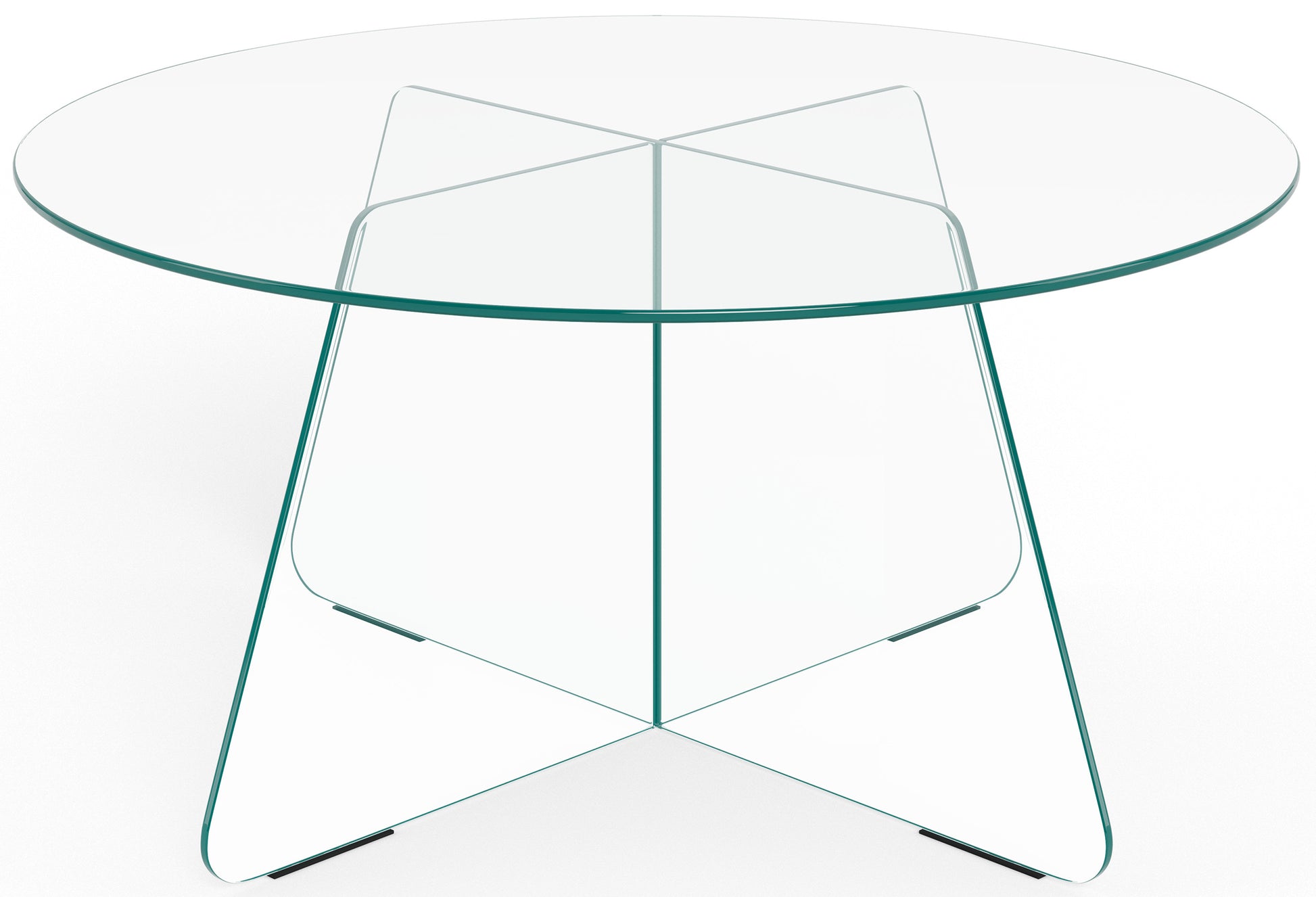 Kafijas galds Samoa 80/80/40 cm Caurspīdīgs - N1 Home